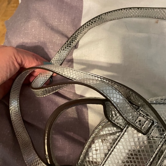 Michael Kors Metallic Silver Mini Backpack - Picture 7 of 7